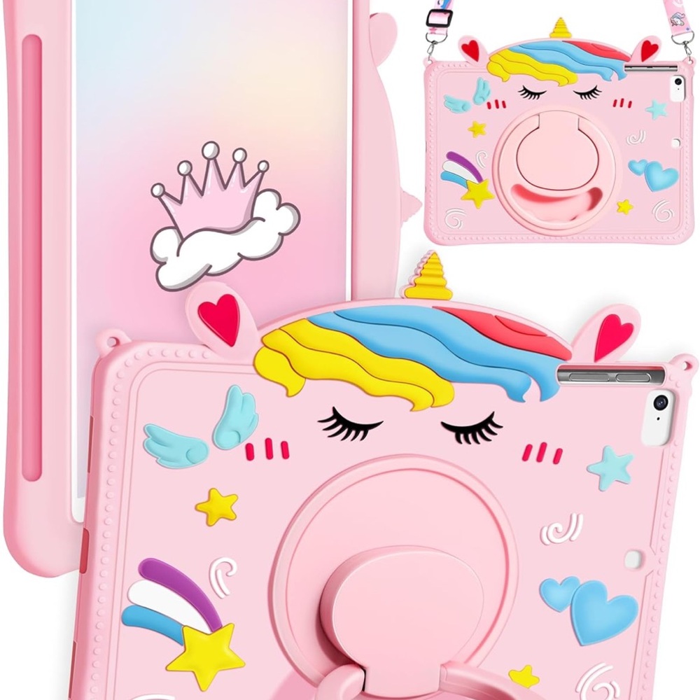 Pink Unicorn Tablet Case